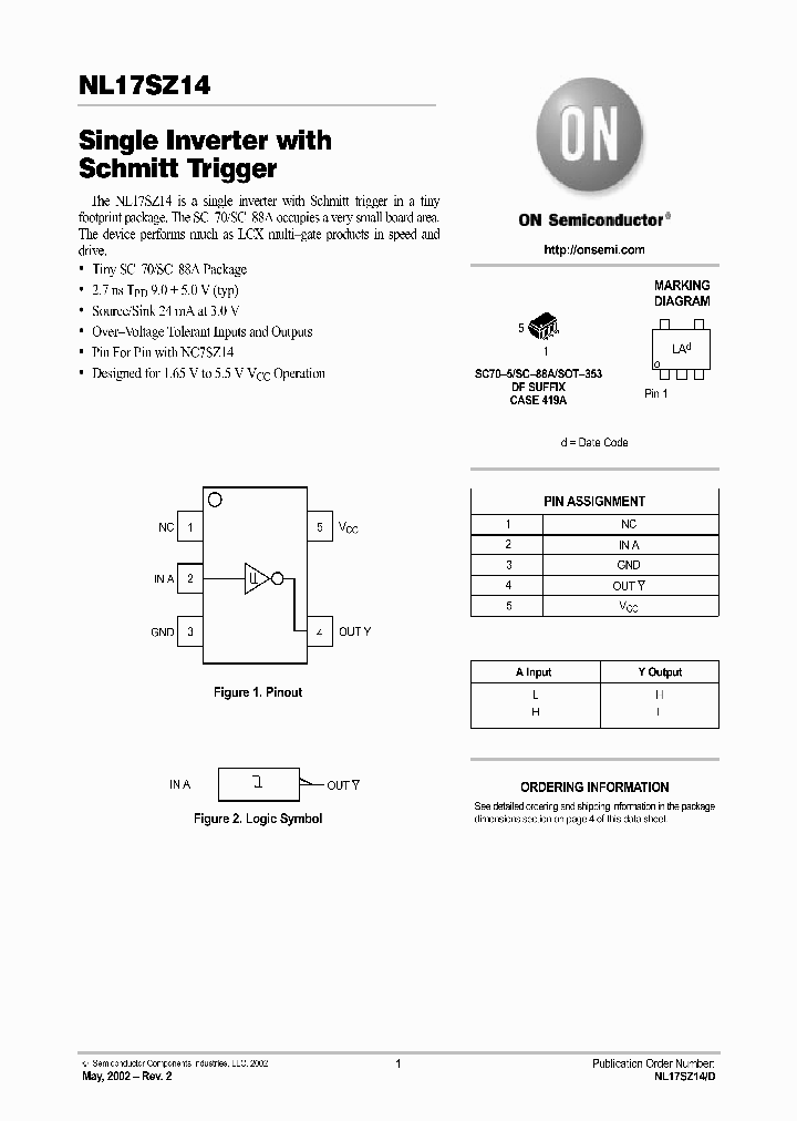 NL17SZ14-D_1760161.PDF Datasheet