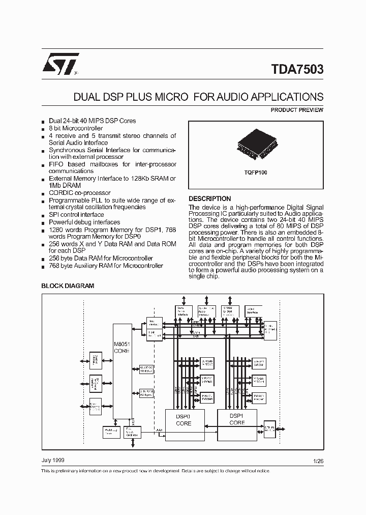 TDA7503_1758533.PDF Datasheet