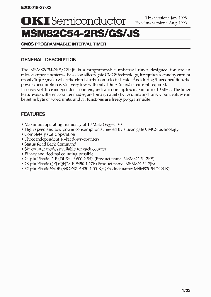 MSM82C54-2GS_1499533.PDF Datasheet
