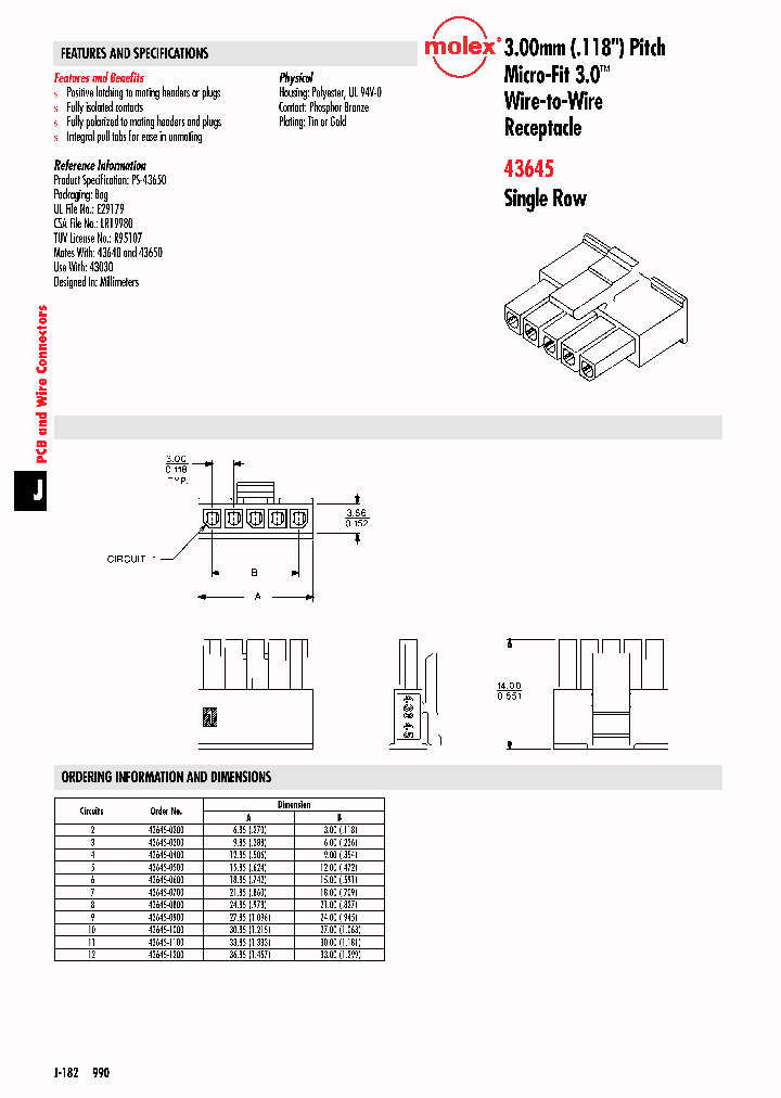 43645-0500_1532899.PDF Datasheet