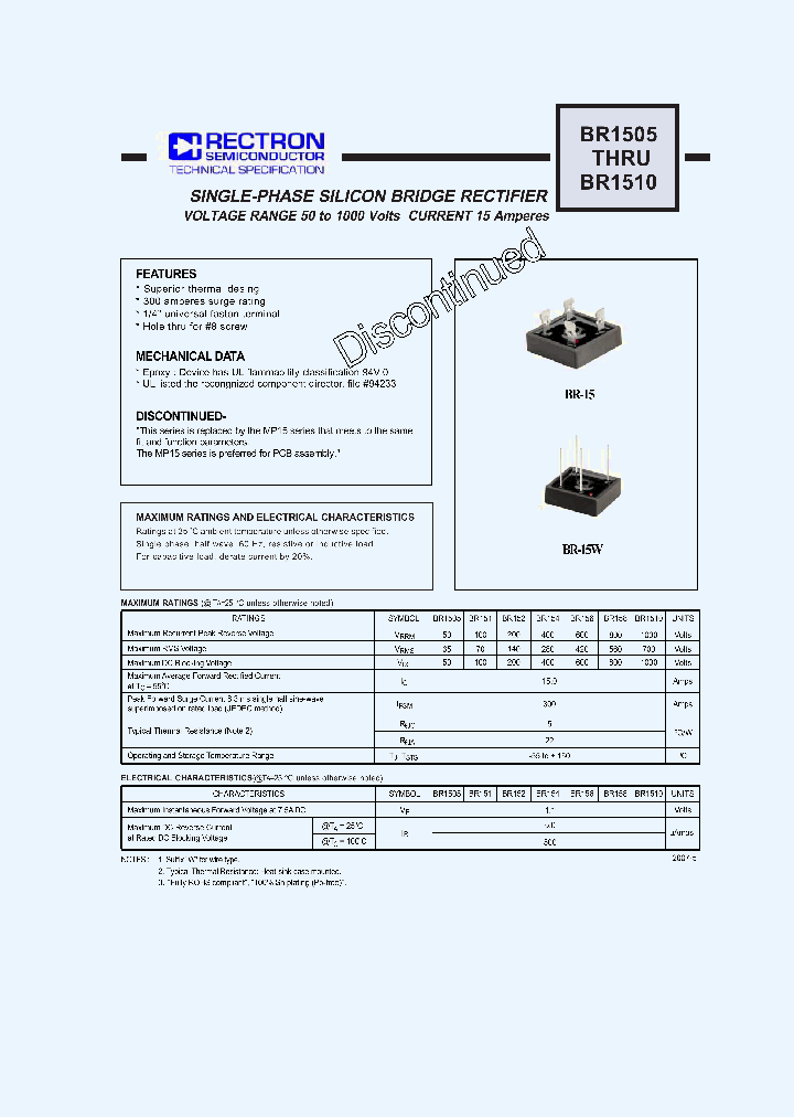 BR1505W_1546545.PDF Datasheet