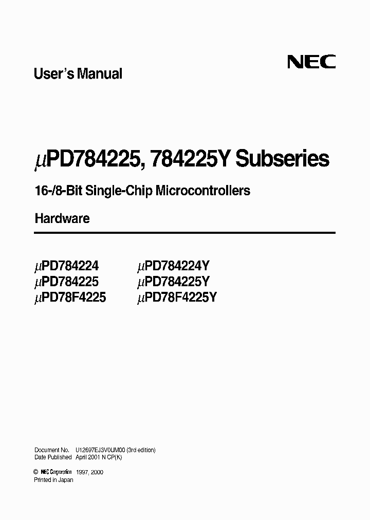 UPD78F4225GK-9EU_1565769.PDF Datasheet