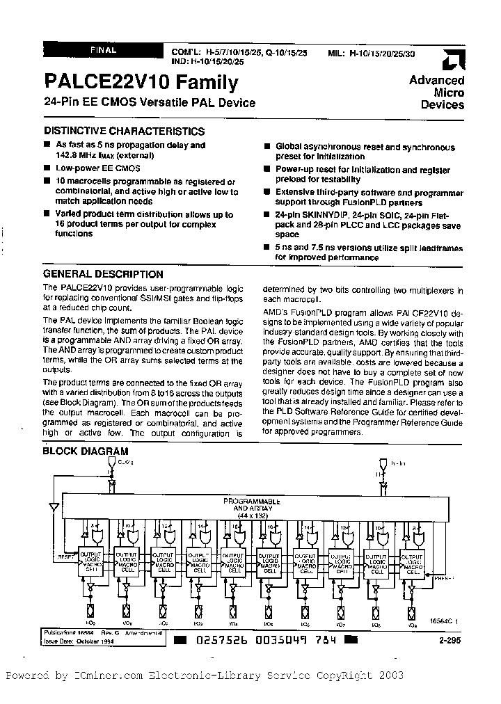 PALCE22V10H-20B3A_1620125.PDF Datasheet