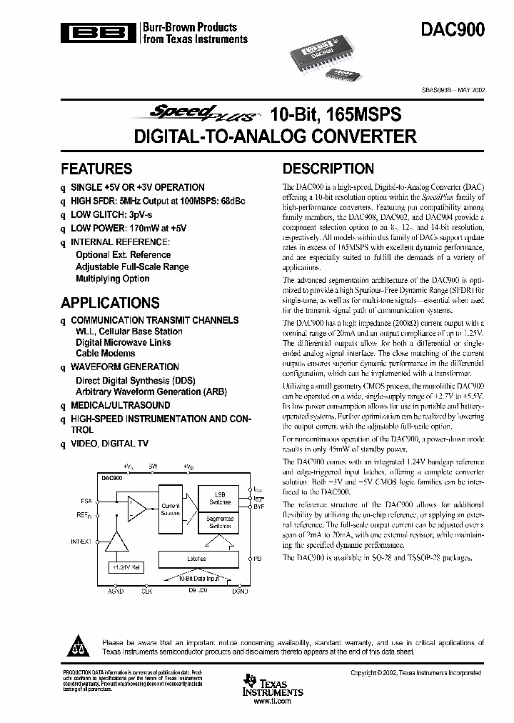 DAC900U1K_1622655.PDF Datasheet