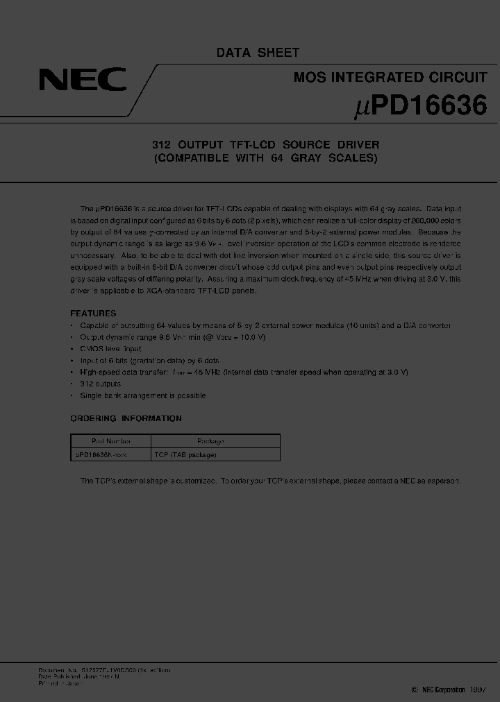 UPD16636N-XXX_1637960.PDF Datasheet