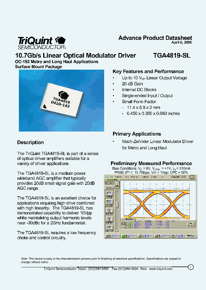 TGA4819-SL_1640120.PDF Datasheet