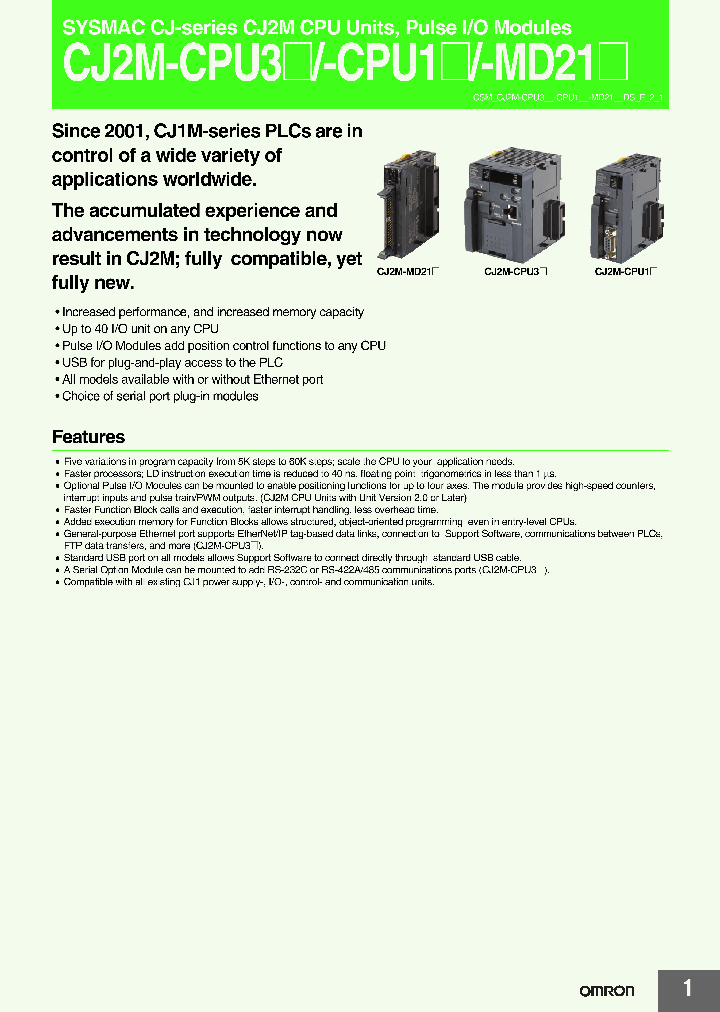 CJ2M-CPU11_1836042.PDF Datasheet