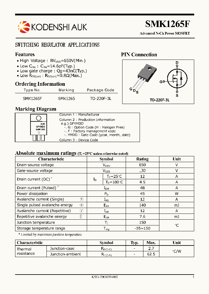 SMK1265F_1870914.PDF Datasheet