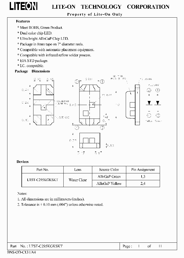 LTST-C295KGKSKT_1883555.PDF Datasheet