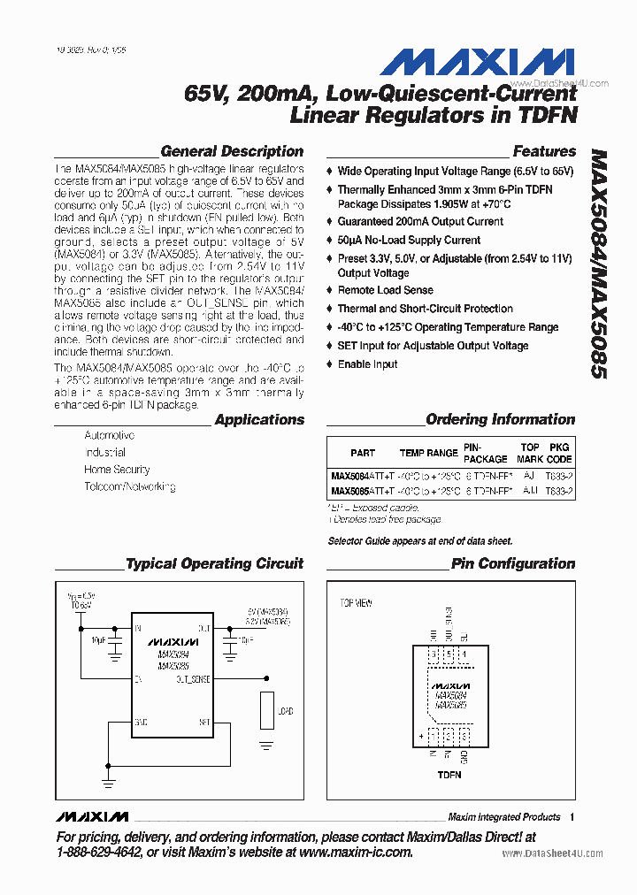 MAX5084_1864542.PDF Datasheet