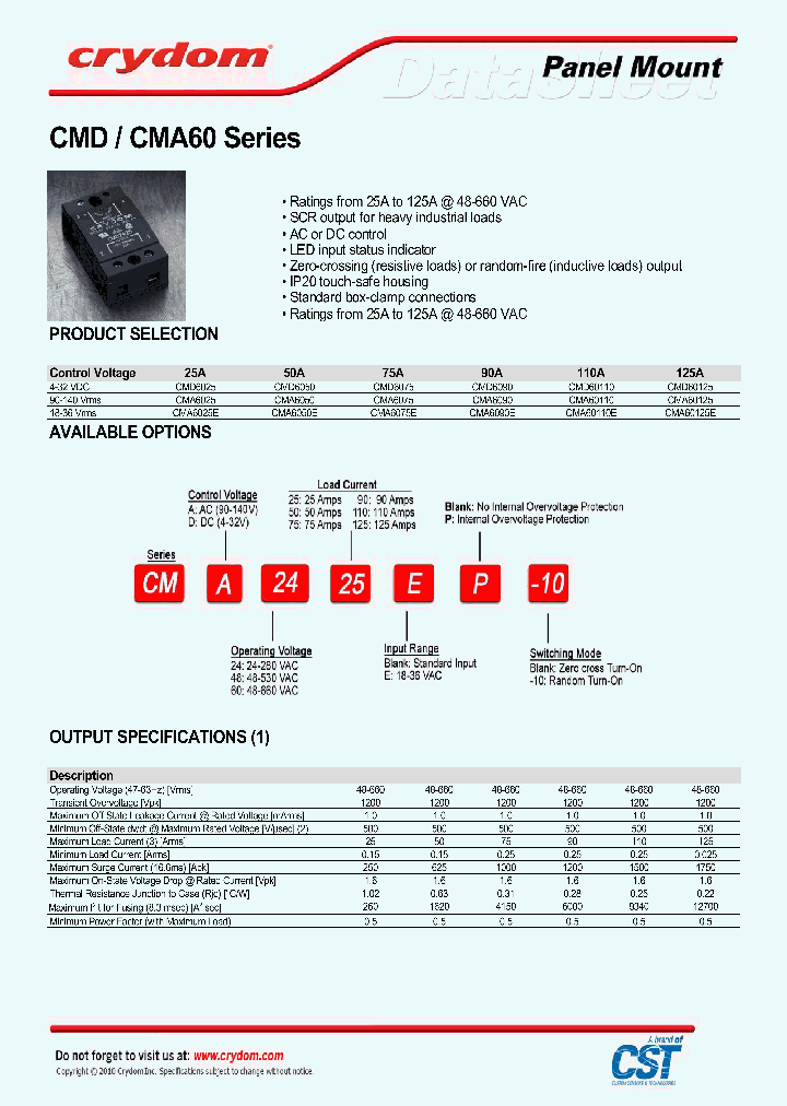 CMA6025-10_1690799.PDF Datasheet