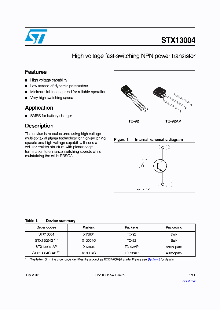 STX13004G_1705201.PDF Datasheet