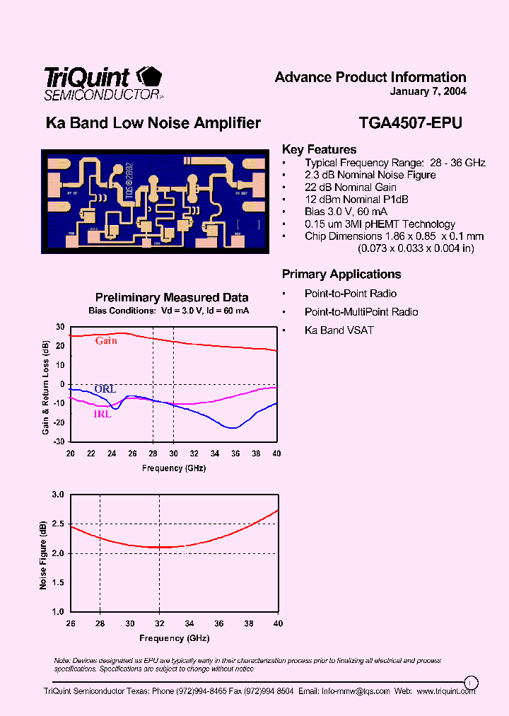 TGA4507-EPU_1734688.PDF Datasheet