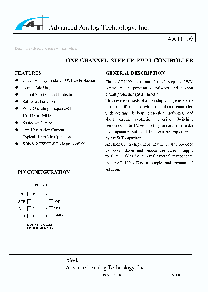 AAT1109-S-T_1744981.PDF Datasheet