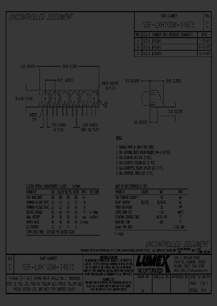 SSF-LXH100M-14875_1756899.PDF Datasheet