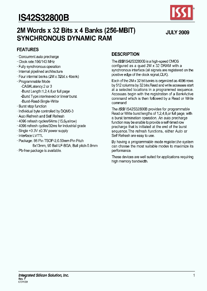 IS42S32800B-7T_1749072.PDF Datasheet