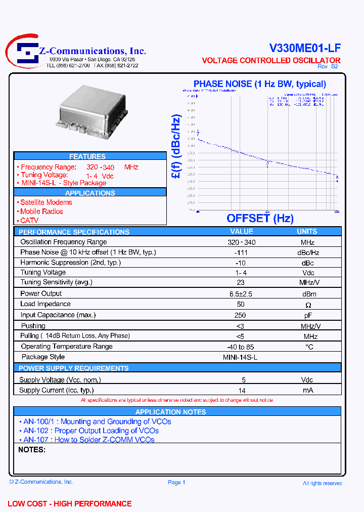V330ME01-LF_1783939.PDF Datasheet