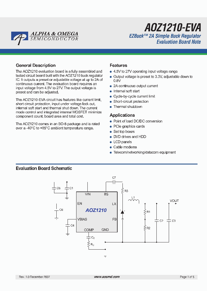 AOZ1210-EVA_1787177.PDF Datasheet
