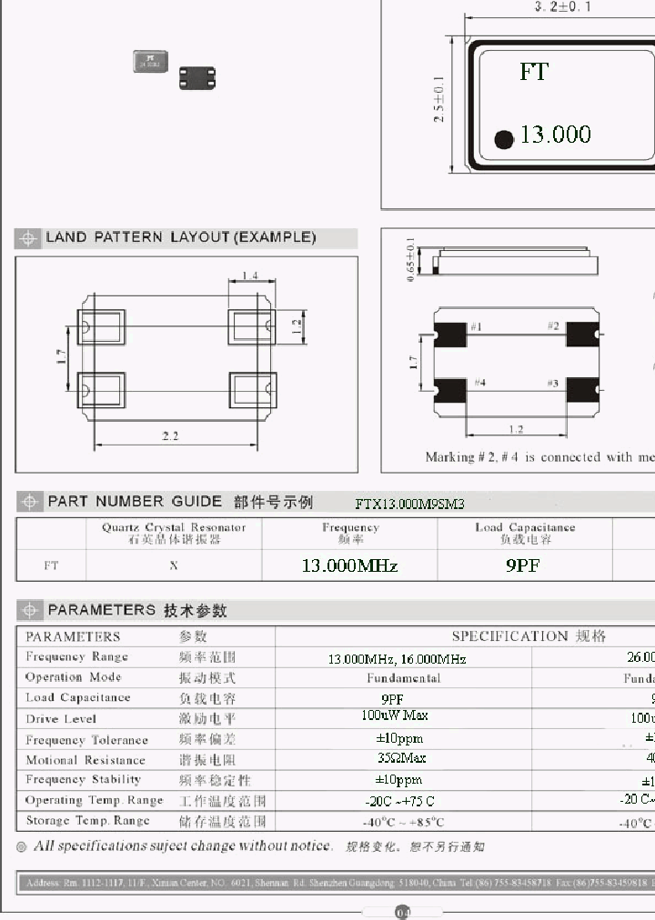 FTX321S_1806779.PDF Datasheet