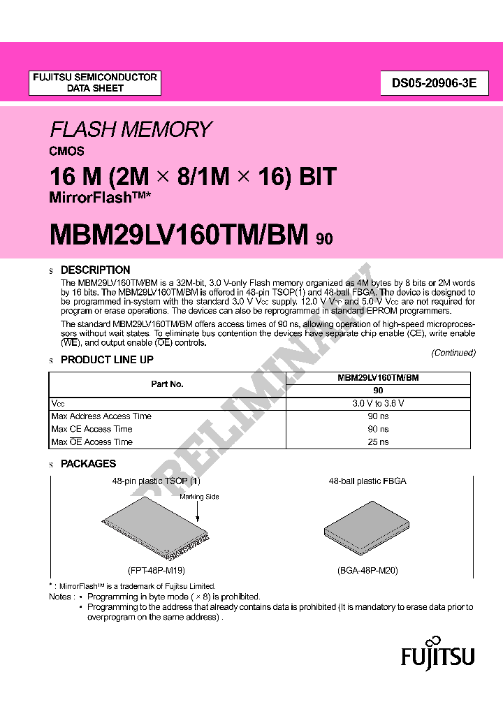 MBM29LV160TM90_1797141.PDF Datasheet