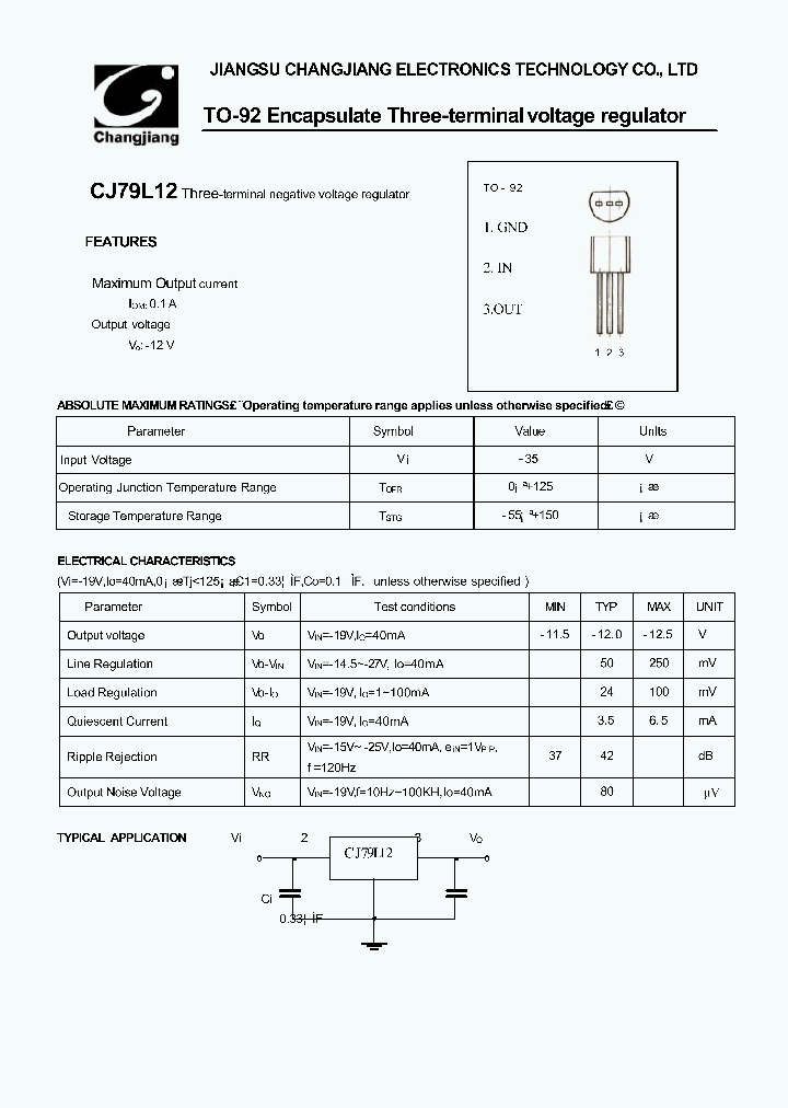 CJ79L12-TO-92_1815185.PDF Datasheet