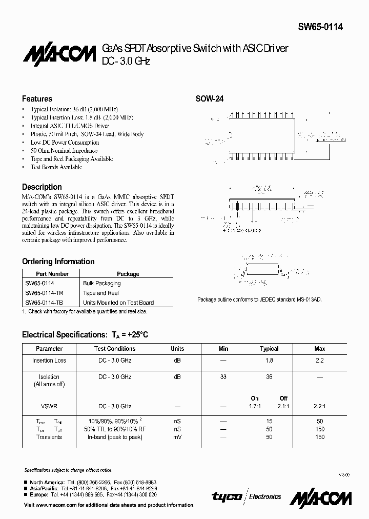 SW65-0114-TR_1827535.PDF Datasheet