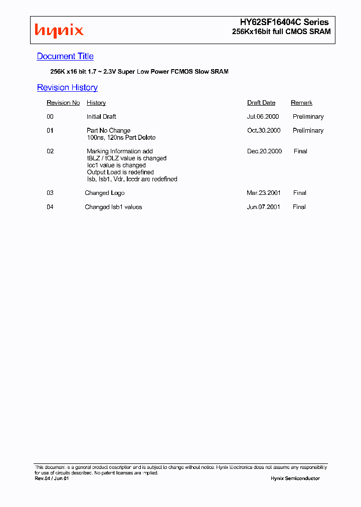 HY62SF16404C-DM85I_1833999.PDF Datasheet