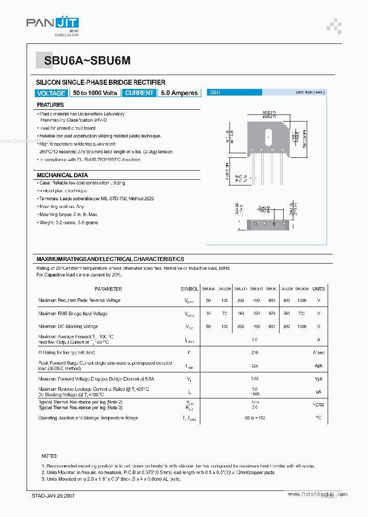 SBU6K_1918369.PDF Datasheet