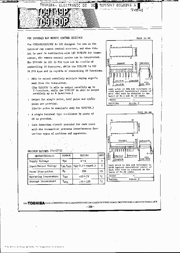 TC9150P_1833290.PDF Datasheet