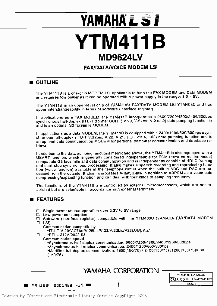 YTM411B-F_1860535.PDF Datasheet