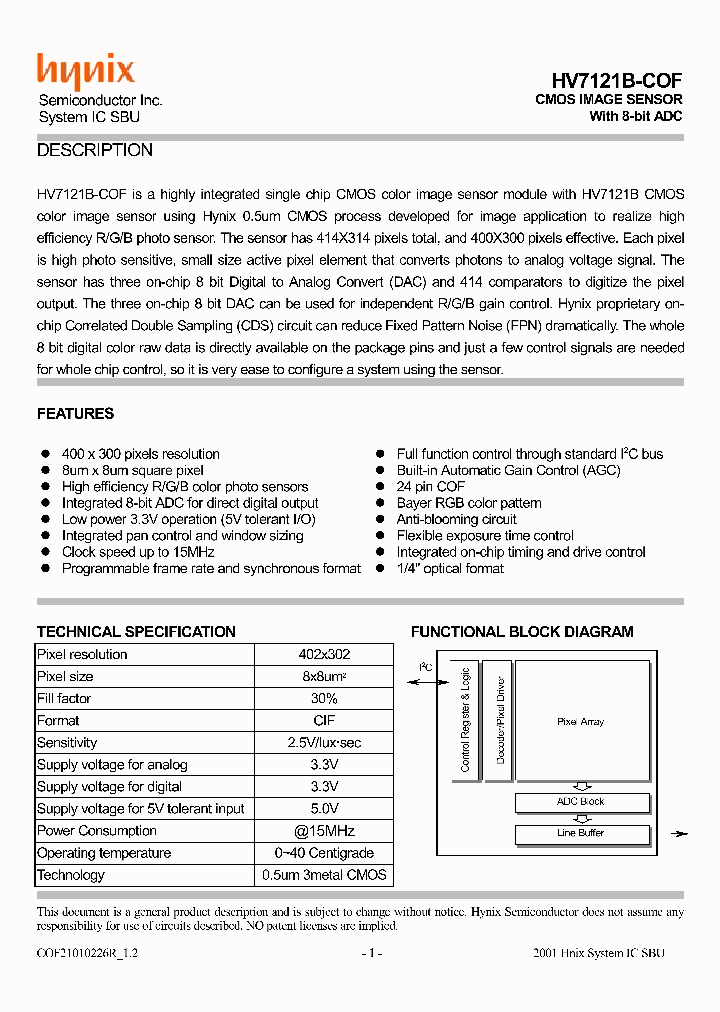 HV7121B-COF_1860397.PDF Datasheet