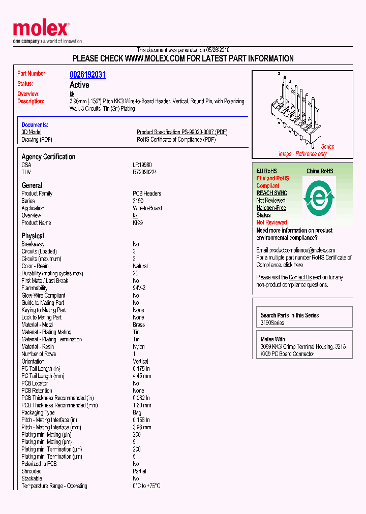 0026192031_1934891.PDF Datasheet
