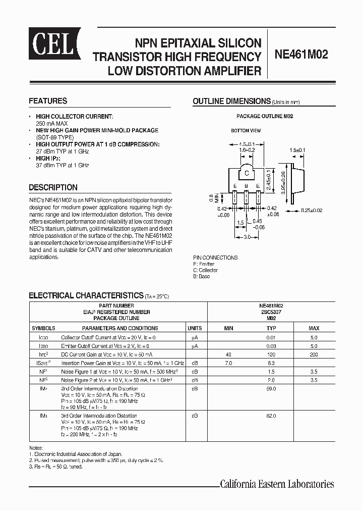 NE461M02-T1-AZ_1899012.PDF Datasheet
