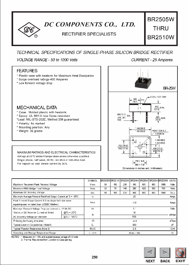 BR251W_1912744.PDF Datasheet