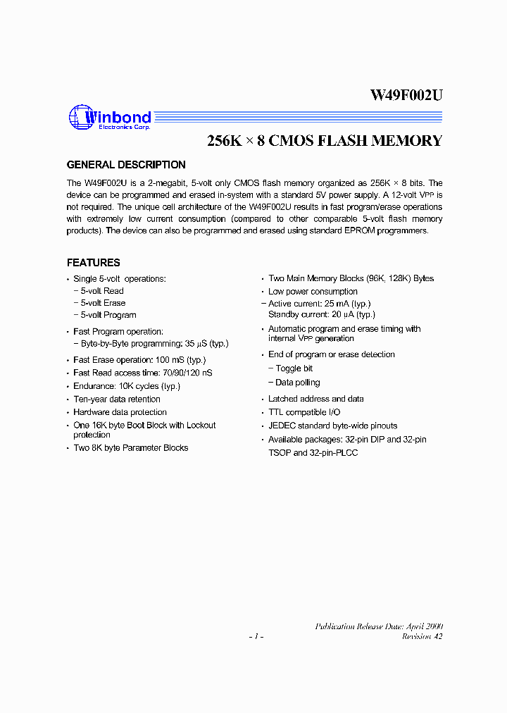 W49F002U-90B_1922360.PDF Datasheet