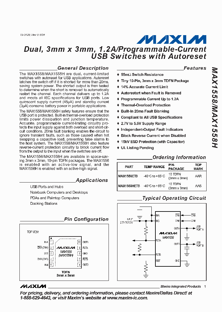 MAX1558_1941227.PDF Datasheet