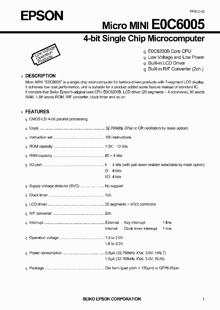 E0C6005_1947376.PDF Datasheet