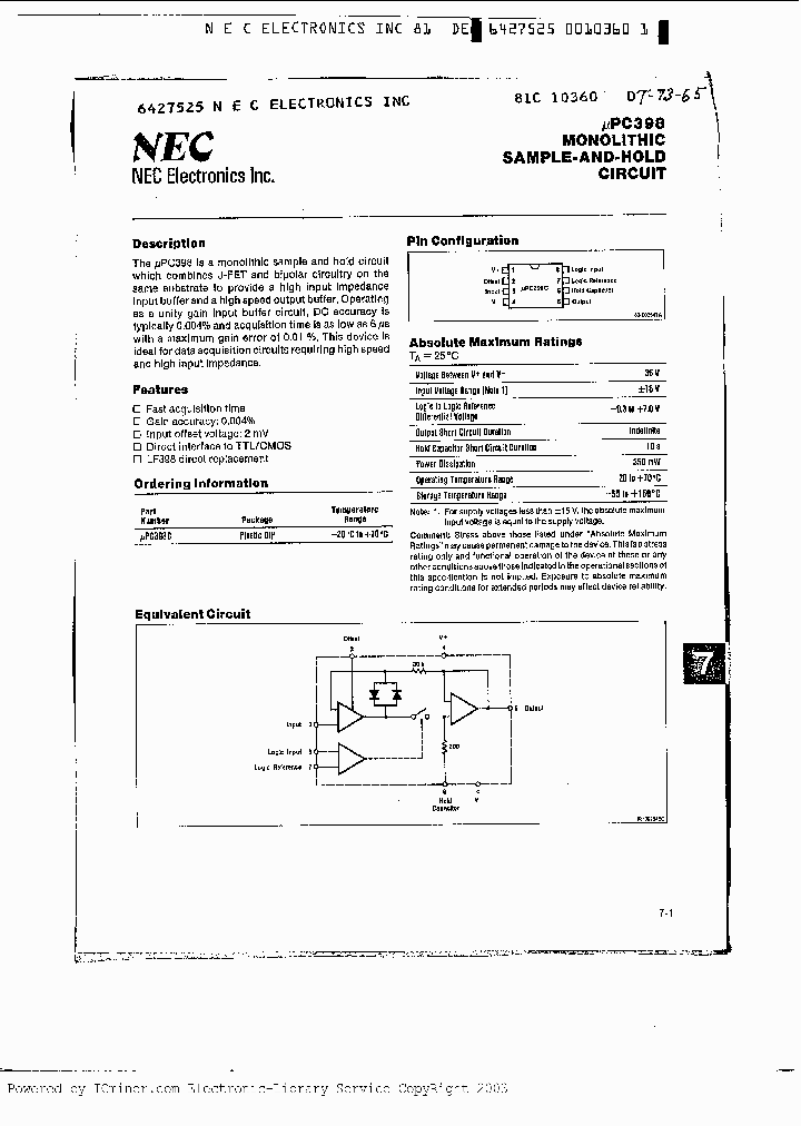 UPC398C_1943778.PDF Datasheet