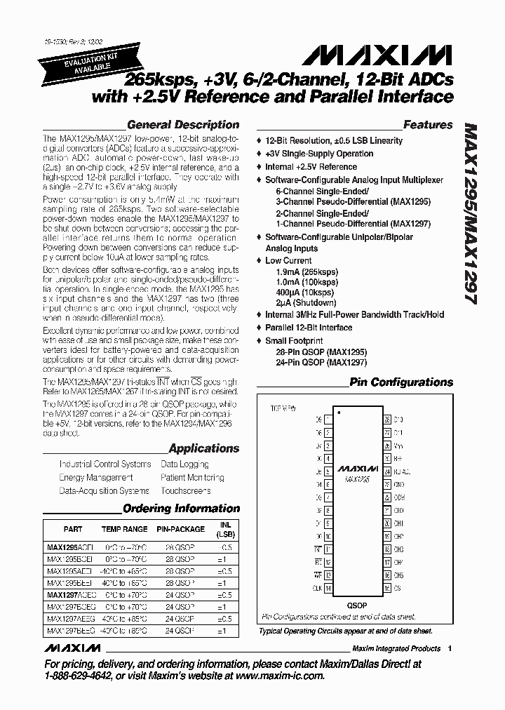 MAX1295_1962747.PDF Datasheet