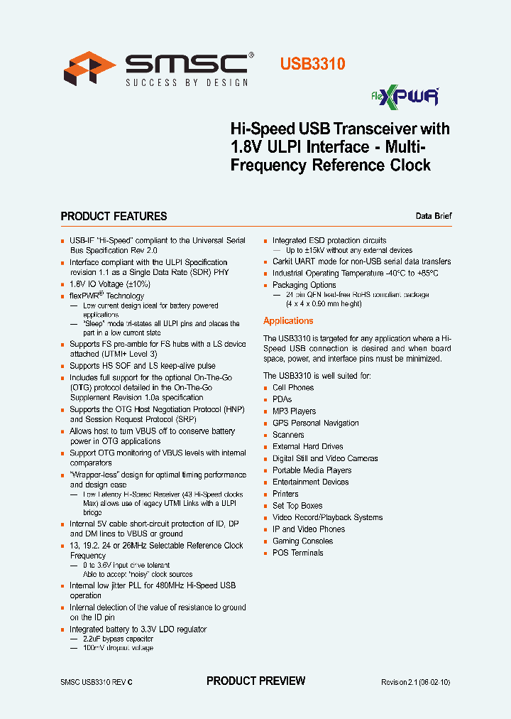 USB3311C-GJ-TR_1981487.PDF Datasheet