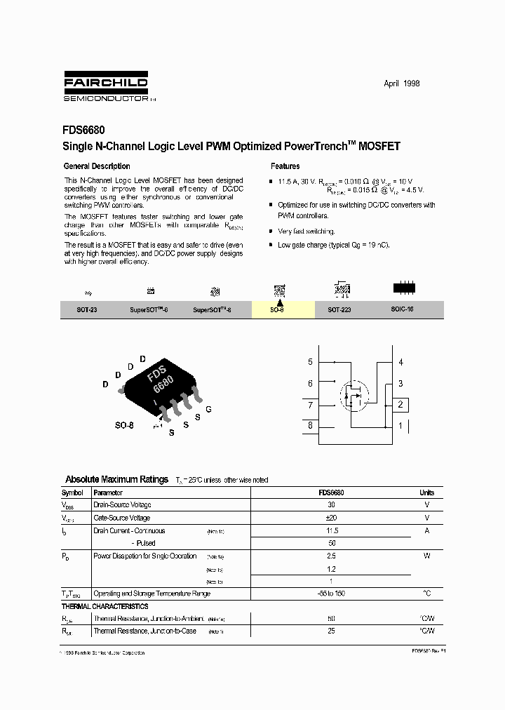 FDS6680_1981761.PDF Datasheet