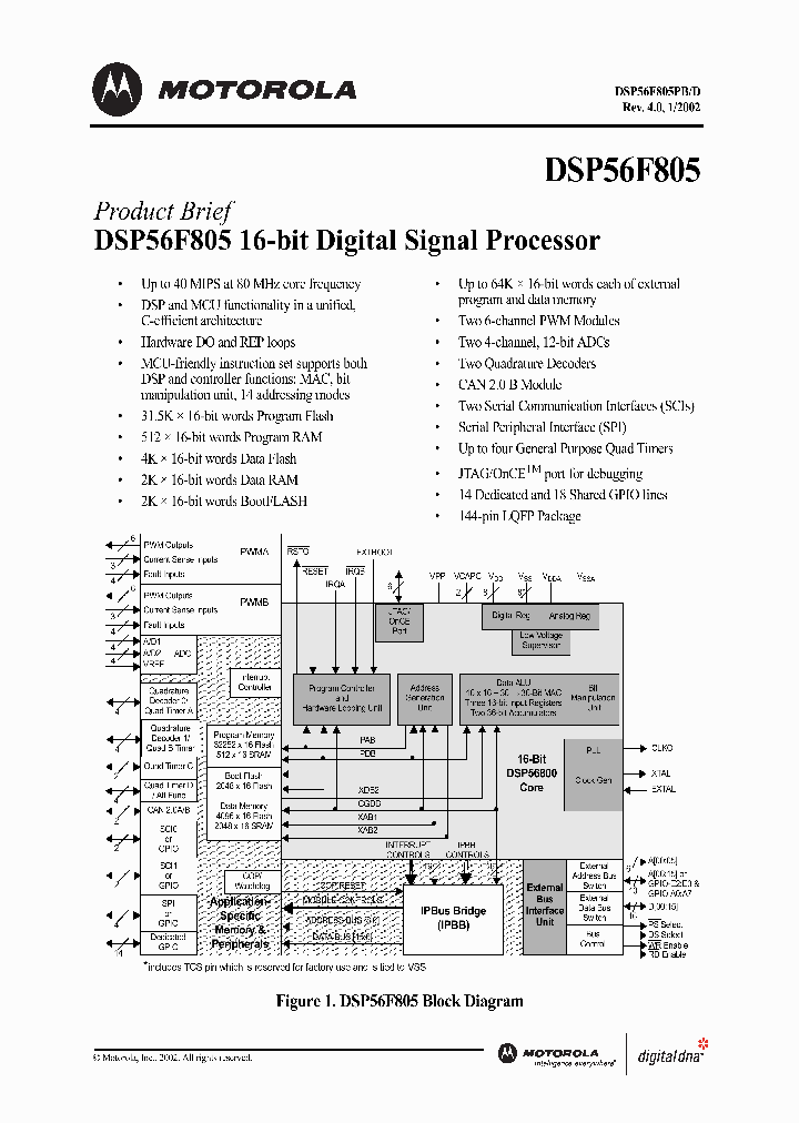 DSP56F805PB_1983286.PDF Datasheet