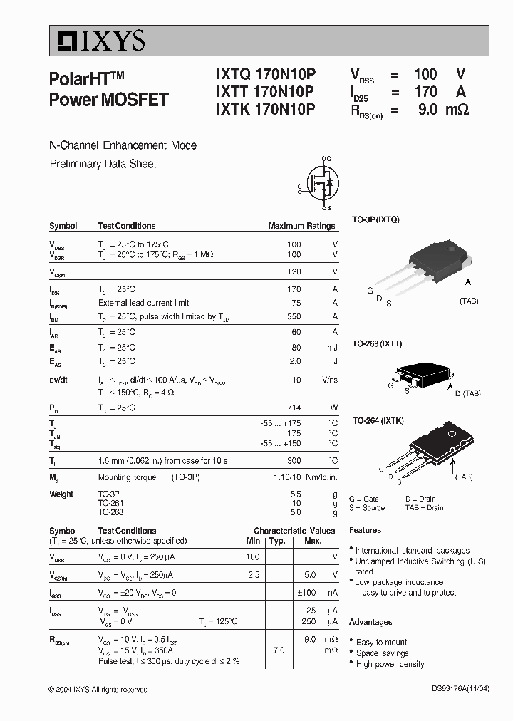 IXTQ170N10P_1984239.PDF Datasheet