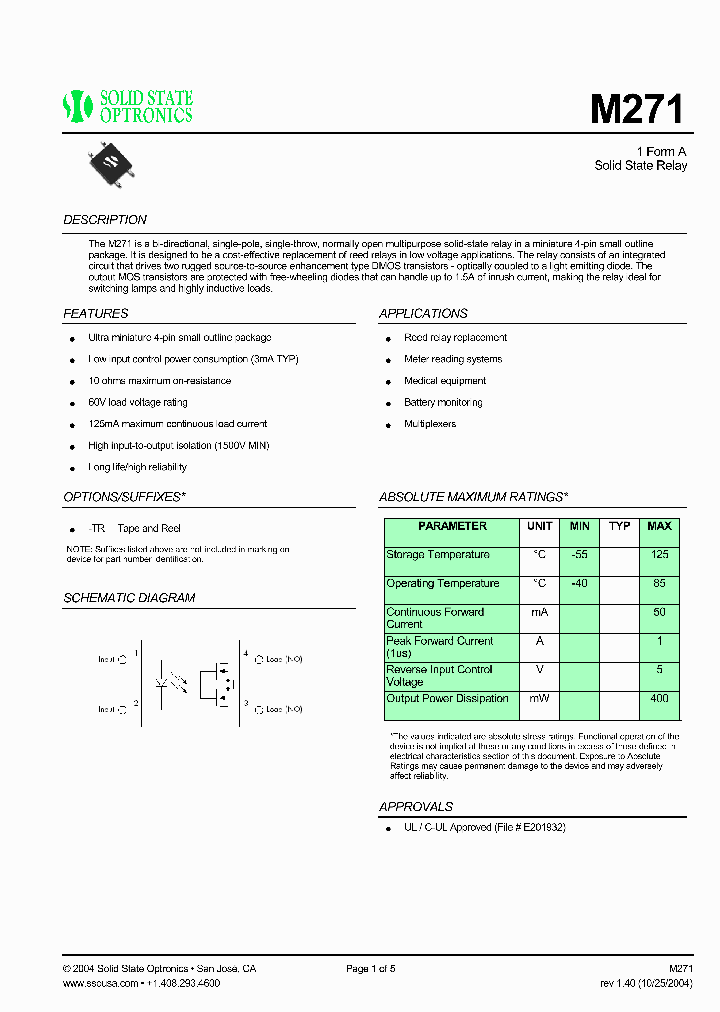 M271-TR_1995833.PDF Datasheet