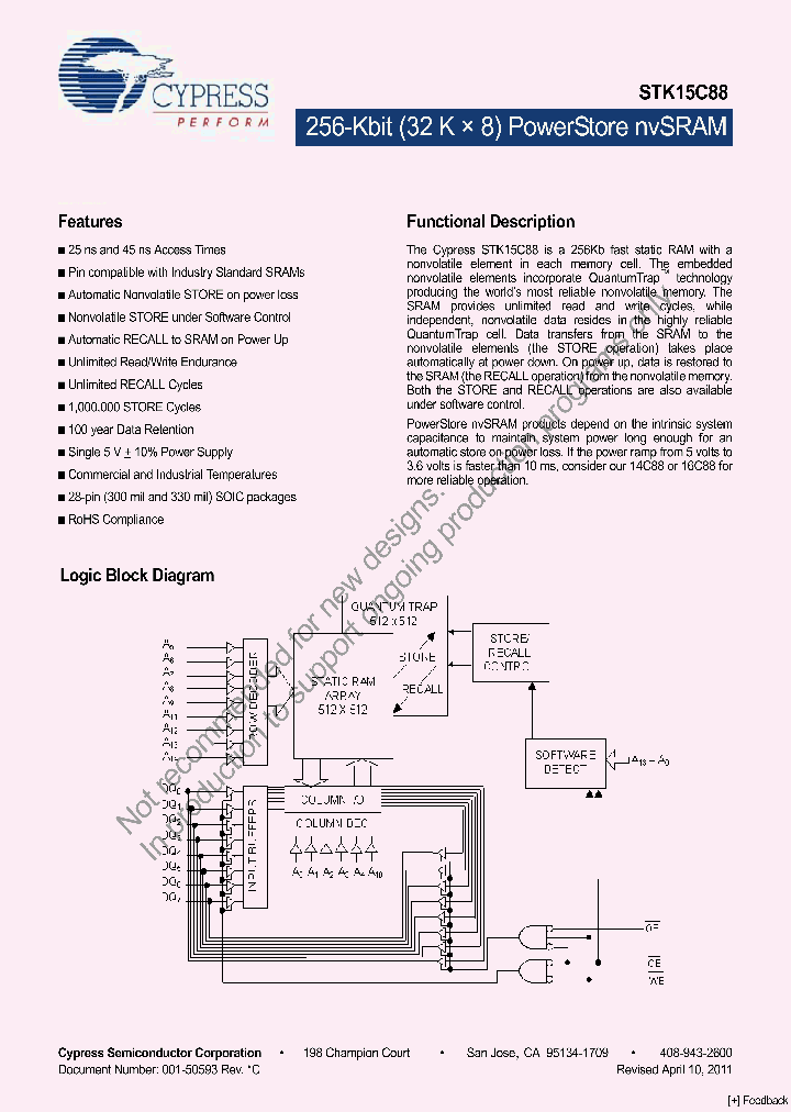 STK15C88-SF25I_1996914.PDF Datasheet