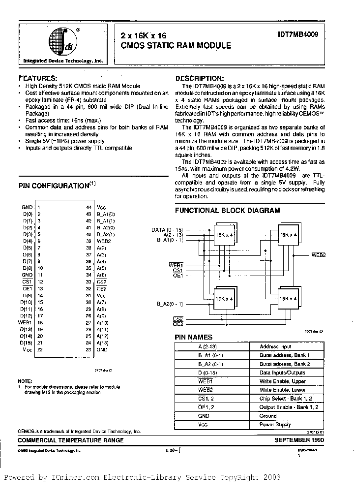 IDT7MB4009S15P_1998411.PDF Datasheet