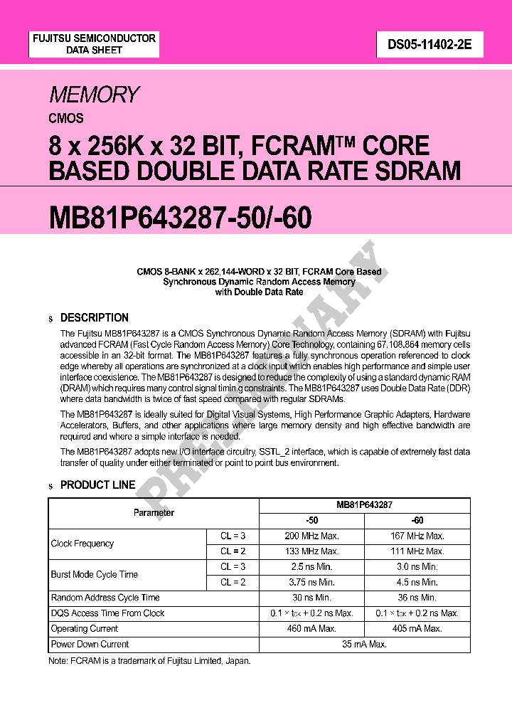 MB81P643287_2003611.PDF Datasheet