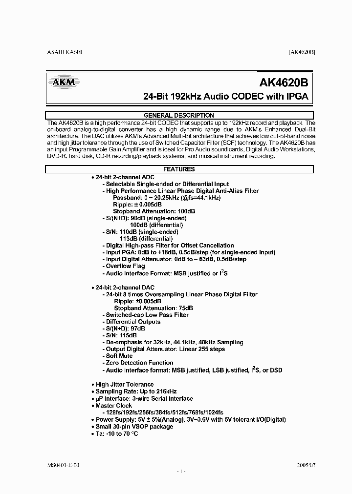 AK4620B_2012880.PDF Datasheet