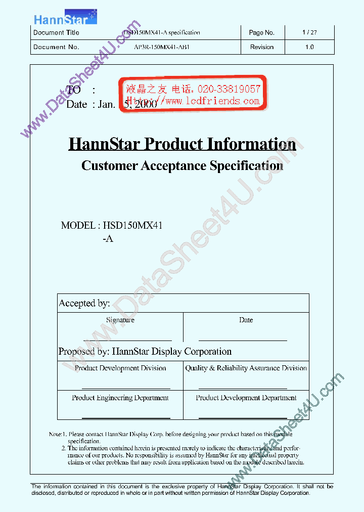 HSD150MX41-A_2015533.PDF Datasheet