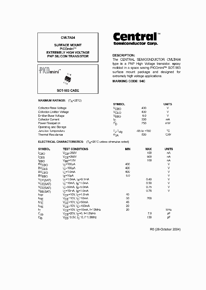 CMLTA94_2026551.PDF Datasheet